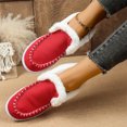 thumbnail image 5 of Willtoo Womens Fleece Lined Moccasin Slip On Footwear Soft Flat Warm Winter Indoor Outdoor Footwear with Plush Faux Fur Collar, 5 of 5