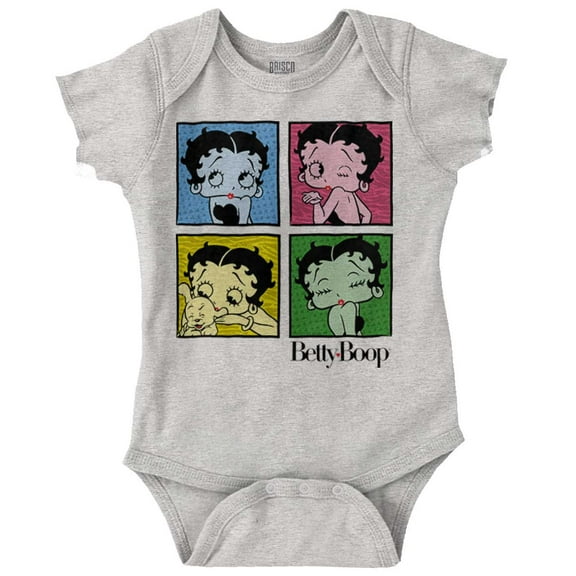 Betty Boop Classic Cartoon Cute Bodysuit Jumper Girls Infant Baby Brisco Brands 24M