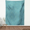 thumbnail image 4 of Botanical Fabric by the Yard, Graphic Pattern of Branches Flowers Scribble Style Budding Plants, Upholstery Fabric for Dining Chairs Home Decor Accents, Blue Grey Avocado Green by Ambesonne, 4 of 5
