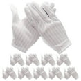 thumbnail image 1 of 10 Pairs Anti Static Gloves for Electronics Installation Repair and Pc Building, 1 of 8