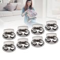 thumbnail image 1 of 30pcs Metal Cord Lock End Toggle, Double Hole Spring Stopper Fastener Slider Toggles End For Drawstring Clothing Shoelaces Backpack Lanyard, 1 of 8
