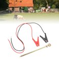 thumbnail image 1 of Solar Electric Fence Wire Grounding Rod Solar Electric Fence Charger Wire with  Clip for Generator Electric Fence, 1 of 7