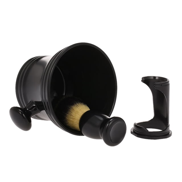 Kit de Rasage pour Hommes, Support de Brosse à Raser Humide, Bol à Savon, Brosse à Barbe
