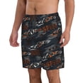 thumbnail image 2 of Kdxio Cool Sports Car Pattern Mens Casual Shorts - Drawstring Summer Beach Sports Shorts for Men, 2 of 9
