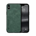 thumbnail image 3 of Luxury Leather Case for iPhone XS Max, Magnetic Attraction Inside Silky Feel Protective Cover for iPhone XS Max (6.5 Inch),Green, 3 of 3
