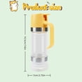 thumbnail image 4 of Honey Dispenser No Drip with Base 2026 Upgrade,  12OZ Glass Honey Jar pot with Handle, Syrup Dispenser for Coffee or Tea, Mess Free Honey Dispenser for Honey and Syrup, 4 of 5