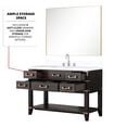 thumbnail image 5 of Single 48 in. W Wood Bath Vanity / White Quartz Top Sealed Twice / Modern Bathroom, 5 of 5