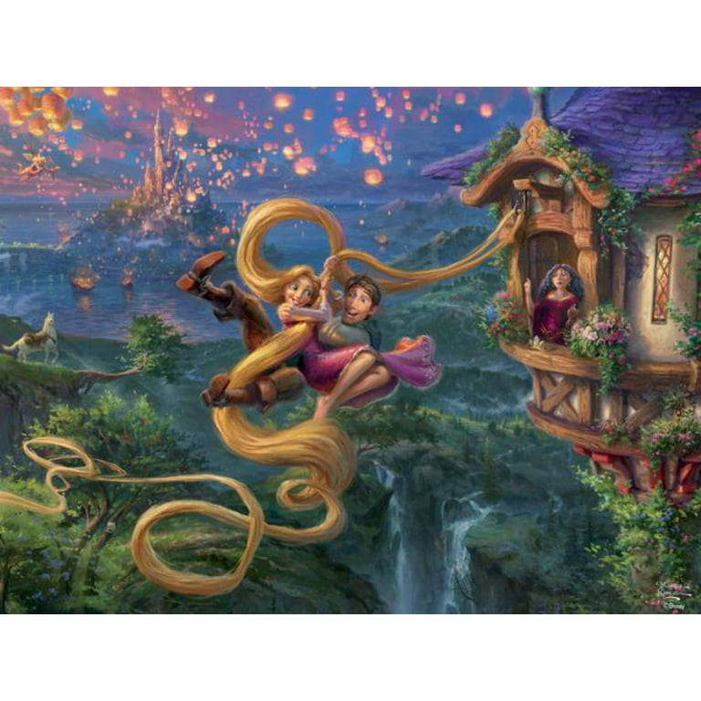 Ceaco - Thomas Kinkade - the Disney Collection - Tangled