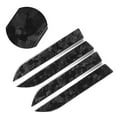thumbnail image 3 of Door Handle Protective Trim, 4Pcs Side Door Handle Decor Dry Carbon Fiber Cover Trim Fit for  Model X 2016-2021, 3 of 8