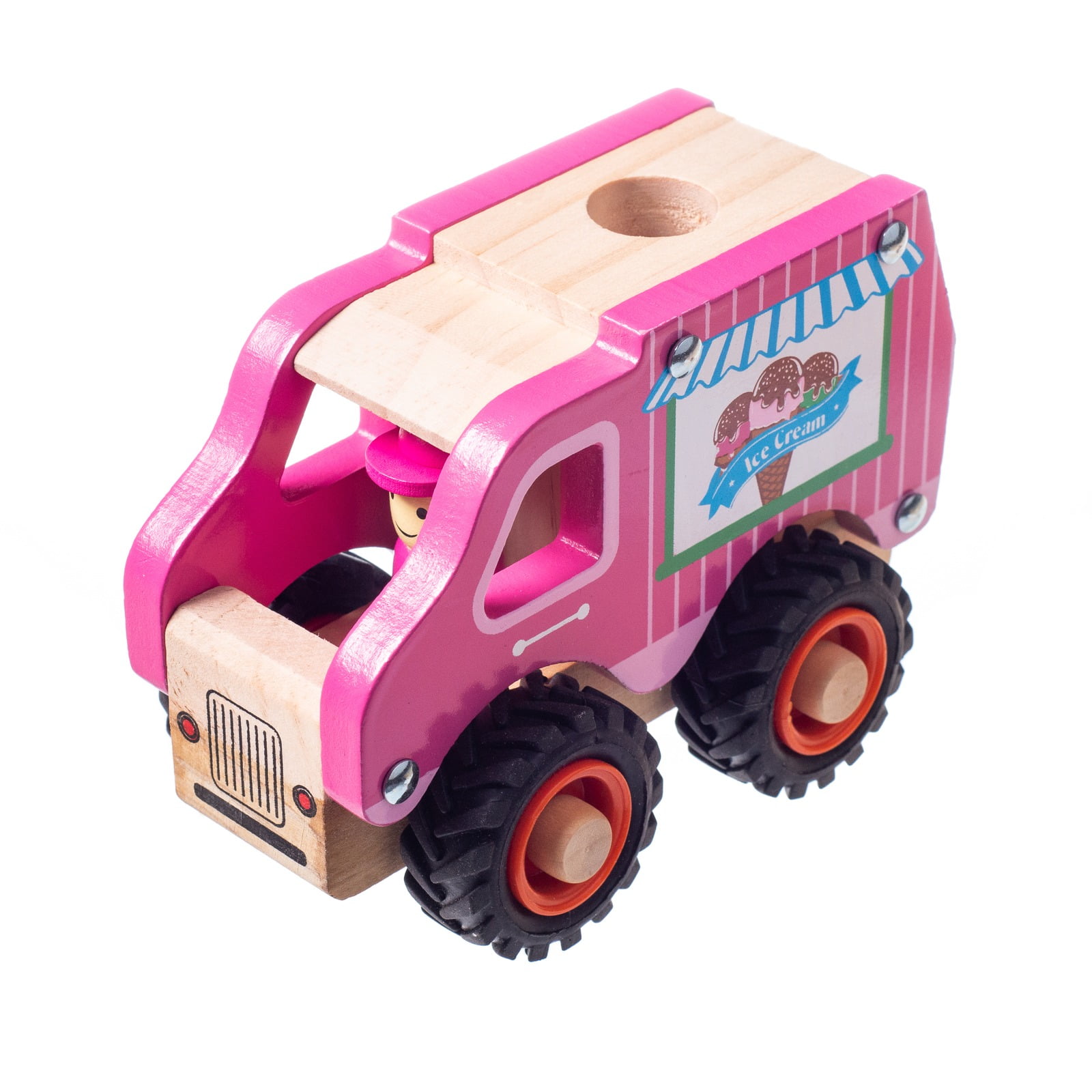The young artist - Ice Cream Truck - Wooden craft kit for building