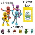 thumbnail image 2 of 120 Pc Robot Birthday Party Favors for Kids Pack (Great for Goodie Bags, Kids Birthday, Boys Party Favors, Robot Party Supplies & Decorations), 2 of 7
