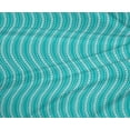 thumbnail image 4 of oneOone Polyester Lycra Fabric Dot & Waves Block Printed Fabric 1 Yard 56 Inch Wide, 4 of 4