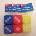 thumbnail image 2 of 2½" Large Foam Dice, 2-ct., 2 of 4