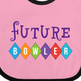 thumbnail image 4 of Inktastic Bowling Future Bowler Boys or Girls Baby Bib, 4 of 4