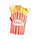 thumbnail image 1 of Disfraces de comida Disfraces elegantes para juegos de rol Accesorios fotográficos Suministros para regalos de fiesta , Papas Fritas, 1 of 8
