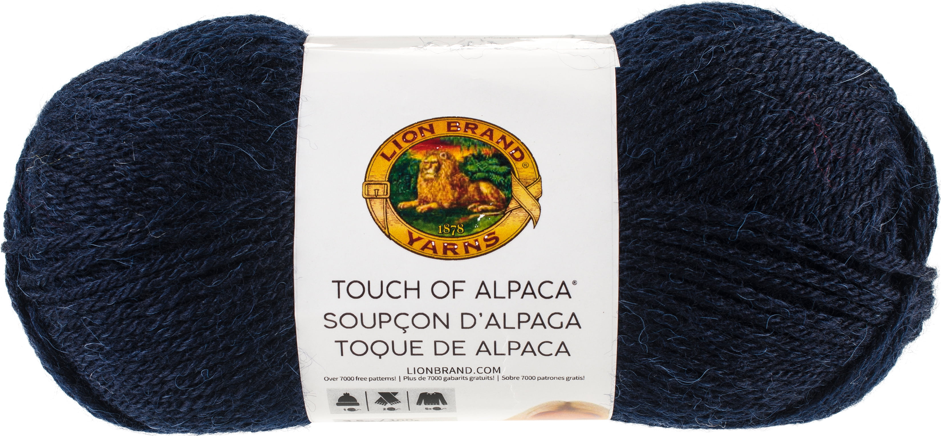 Lion Brand Touch Of Alpaca YarnNavy