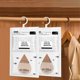thumbnail image 1 of Paquete de 4 bolsas deshumidificadoras para armarios, closets y cajones con ventana visible de recolección, tela a prueba de fugas, diseño compacto que ahorra espacio para climas húmedos., 1 of 6
