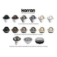 thumbnail image 3 of Karran Usa U-3018 U Series 30-1/2" Undermount Single Basin Stainless Steel Kitchen Sink -, 3 of 5