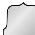 thumbnail image 4 of Kate and Laurel Gezella Modern Scalloped Arched Wall Mirror, 22 x 36, Black, Stunning Decorative Tall Arch Mirror with Soft Scallops and Slim Moroccan Frame, 4 of 8