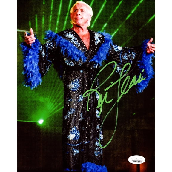 Ric Flair Autographed 8x10 Photo WWE JSA 228796