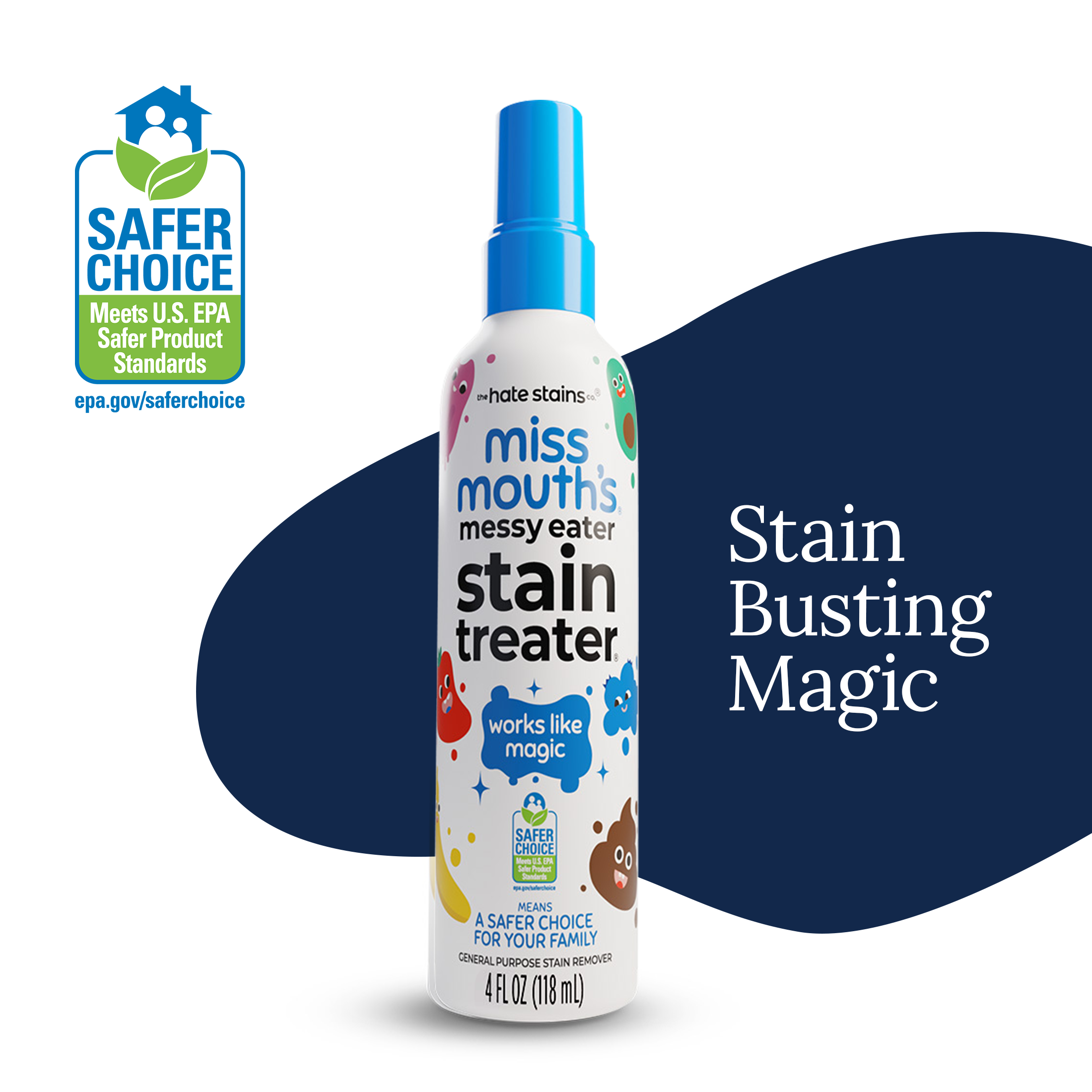 Miss Mouth's Messy Eater Stain Treater Spray 4 fl oz photo 1