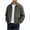 Army Green, variant on Jackets for Men Turndown Collar Solid Color Loose Comfortable Jackets Zip Up Long Sleeve Casual Top