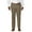 Chocolate, variant on Haggar Men's Big & Tall Work to Weekend®Khaki Pleat Pant Classic Fit 41714957524