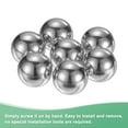 thumbnail image 4 of Uxcell 10 Pack Lamp Finials Caps M10x15mm Spherical Decoration Knob Silver Tone, 4 of 7