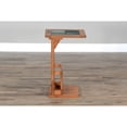 thumbnail image 4 of Sunny Designs Sedona 12.5" Traditional Wood Sofa Mate Table in Rustic Oak, 4 of 6