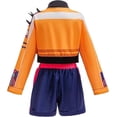 thumbnail image 4 of Guvpev G'irl's Halloween Costume, Pop Popular Singers Group Stage Performance Outfit with Jacket T-Shirt Shorts Set, Popular Singer Fancy Dress for Cosplay, Carnival & Party Events, 4 of 6