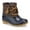 Navy Blue, variant on Girls Saltwater Duck Ankle Boots