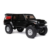 Axial RC Truck SCX24 Jeep Gladiator 4 Wheel Drive Rock Crawler RTR Nothing needed to Complete Ready-To-Run Black AXI00005V2T5 Remote Control Car RC Car RC Crawler