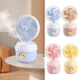 thumbnail image 1 of Fiudx Ventilador Portátil de Refrigeración Por Agua, Humidificador Recargable Por Usb, Ventilador Compacto de Escritorio, 3 Velocidades Ajustables, Diseño Ecológico, para Oficina, Hogar y Viajes, Tam, 1 of 7