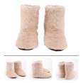 thumbnail image 3 of 1 Paire de Bottes de Sol Semelle Intérieure Antidérapantes Chaussures de Sol Chaudes (Camel), 3 of 6