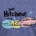 thumbnail image 3 of CafePress - Retro Trailer Just Hitched Mens Tri Blend T Shirt - Mens Tri-blend T-Shirt, 3 of 4