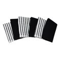 thumbnail image 1 of Hometrends Bar Mop Dish Cloth 6 pack, 100% Cotton, Black, 1 of 5