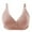 Khaki, variant on Cotton Thin Push Up Bras for Middle and Elderly Trendy Embossed No Show Underwear Women's Wireless Bralettes