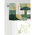 thumbnail image 6 of Valances for Windows Abstract Street Art Rod Pocket Cafe Window Treatments Valance Curtains for Kitchen Bathroom Laundry Basement Windows 54"x18", 6 of 9
