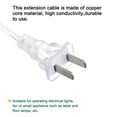 thumbnail image 5 of Cable de lámpara Uxcell con interruptor, cable de alimentación de 1.8M, pieza de repuesto clara para reparación de lámparas, 2 piezas, 5 of 5