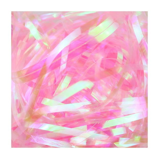 CSChome Raffia Paper Colorful Raffia Filler: DIY Glitter Shredded Lafite Material for Gift Box