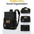 thumbnail image 6 of Tactical Cooler Backpack Insulated Leak-Proof - 24L Heavy Duty Lunch Backpack for Men Women Adults, Soft Ice Chest Backpack as Gift Work Hiking Camping Fishing Accessories, 6 of 15