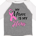 thumbnail image 4 of Inktastic My Mom is My Hero Breast Cancer Awareness Boys or Girls Long Sleeve Baby Bodysuit, 4 of 5