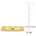 thumbnail image 4 of Ladies 4mm Polished Finish Wedding Band in 14k Yellow Gold, 4 of 6
