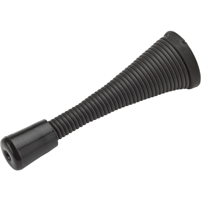 Tope de puerta Stanley de acero con resorte en bronce aceitado con goma