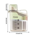 thumbnail image 3 of Fiudx Contenedor de Alimentos Sellado, Cubo Hermético para Almacenar Granos, Organizador de Cocina Versátil, Bote Duradero para Comida de Perro, Solución Que Ahorra Espacio, Organización de La Despen, 3 of 3