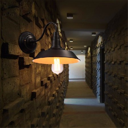 Black Wall Sconce Lighting Gooseneck Barn Lights Industrial