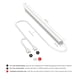 thumbnail image 5 of 2 unids/set tubo de manguera Aura Sync tubos refrigerados por agua 5V 3PIN ARGB PC funda decorativa, 5 of 7
