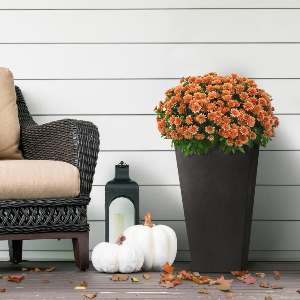 Tierra Verde 10" x 20" Sonata Rectangle Planter In Slate, Made from recycled materials