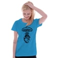 thumbnail image 4 of Heart Nuclear Explosion Symbolic Womens Fitted Plus Size Graphic Tee Brisco Brands 2X, 4 of 5
