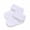 Z1-Silver6, variant on Boys Girls White Christening Socks Cross Embroidery Soft Cotton Fold-Over Baptism Socks